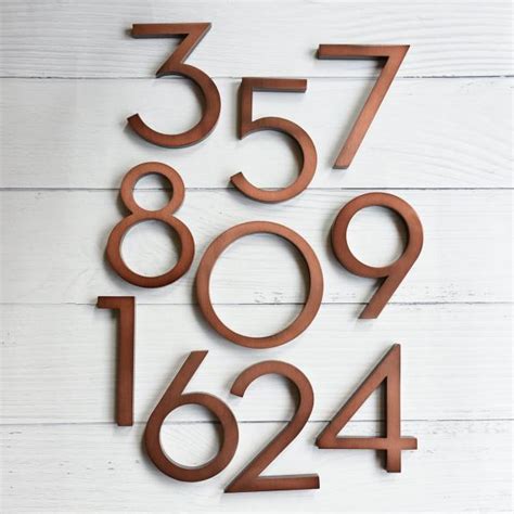 metal display for house|28 Best House Numbers 2024 .